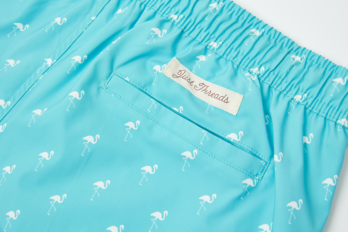 Recycled Poly Flamingos Swim Short