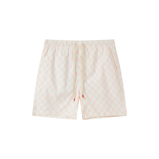 Recycled Poly Checked Out Swim Short