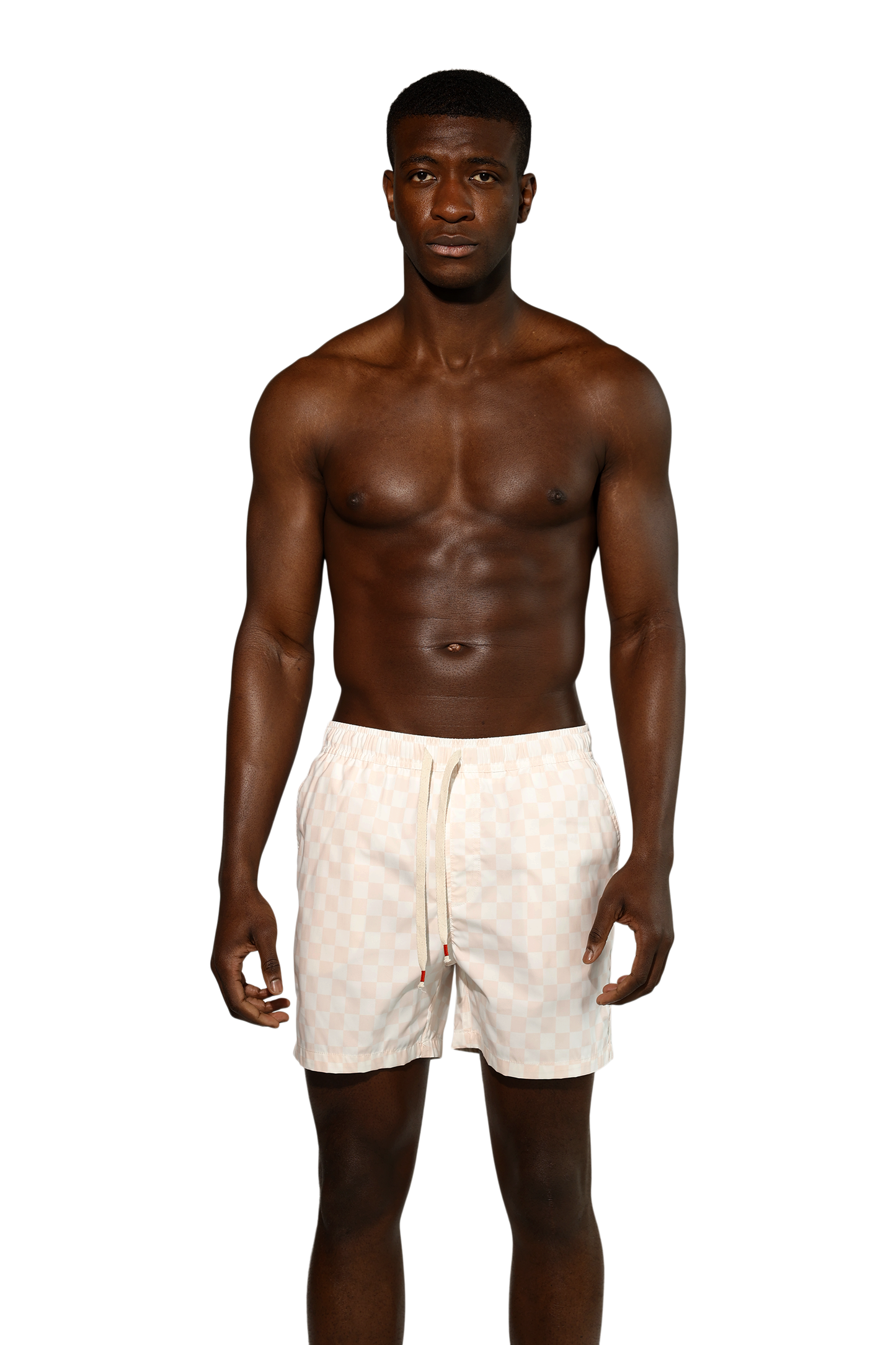 Recycled Poly Checked Out Swim Short